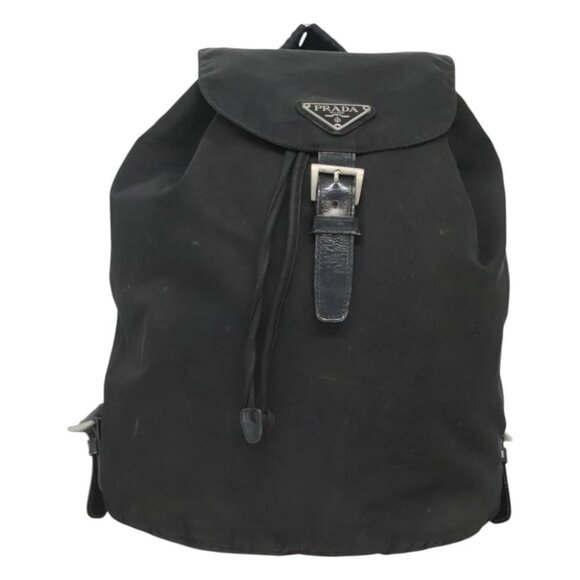 PRADA Backpack Nylon Black Silver Auth - Picture 14 of 16